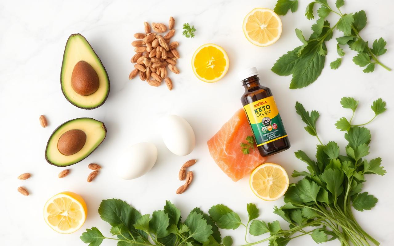 Natural keto-friendly ingredients used in KetoFlow formula